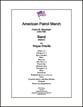 American Patrol March Concert Band sheet music cover